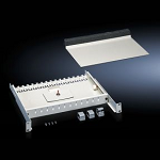 Fibre-optic splicing box, - for 482,6 mm (19") Mounting