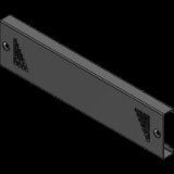 VX Base/plinth trim panel, vented - VX Base/plinth trim panel, vented