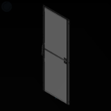 VX IT Aluminium-steel door, ventilated - VX IT Aluminium-steel door, ventilated