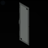 VX IT steel door, ventilated, one-piece - VX IT steel door, ventilated, one-piece