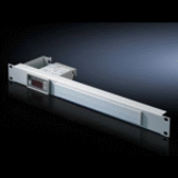 Digitale Schaltschrankinnen-Temperaturanzeige und -regler - Integriert in ein Patch-Panel 1 HE
